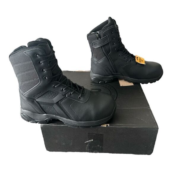 BD Battle Ops 8” Tactical Boots Side Zip Waterproof Size 9.5 Medium Black - Picture 4 of 9